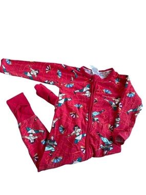 Bonds Red Kids Pajamas with Multicolor Print